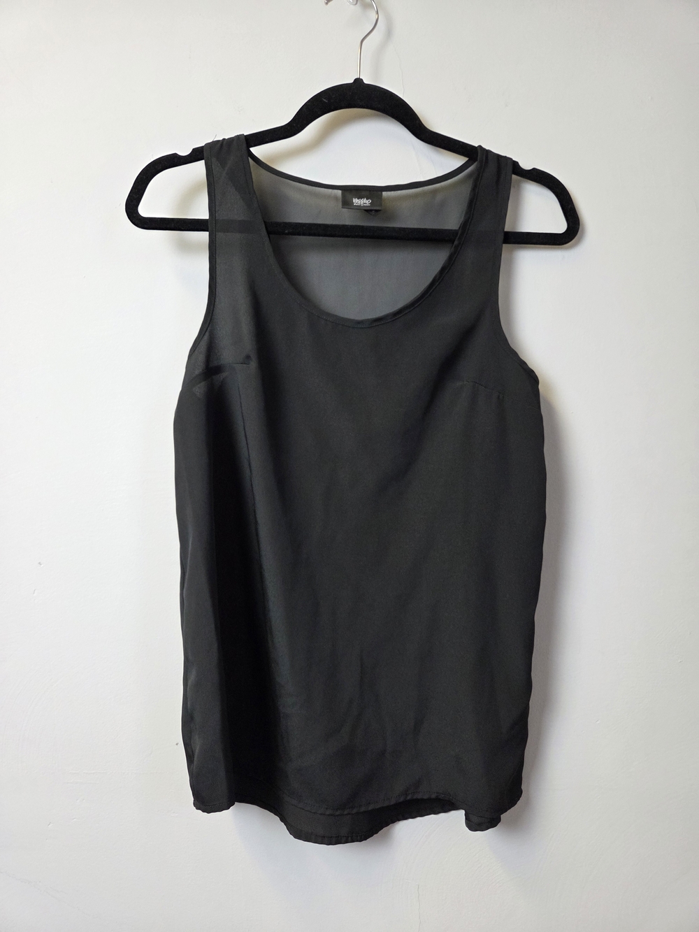 Mossimo Supply Co. Black Sleeveless Scoop Neck Tank